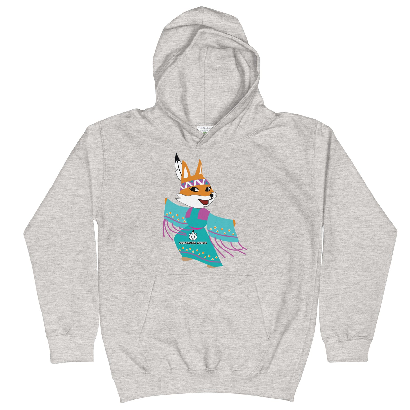 Foxy Fancy Shawl - Youth Hoodie (Girls)